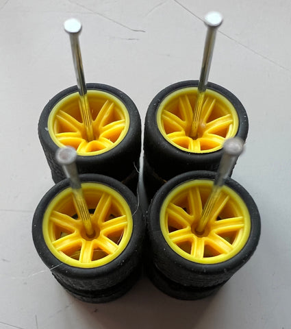 Car Culture RR Wheels
- Yellow 7 spoke
