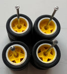 Real Rider Wheels - Yellow/White - 5 spoke